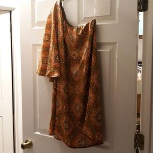 Judith HMarch off the shoulder dress small